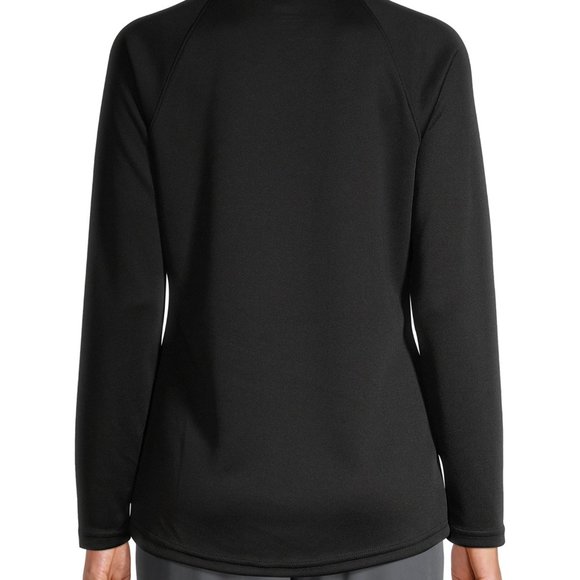 AVIA Quilted 1/4 Zip Pullover in Black - Picture 4 of 7